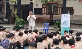 Tarhib Ramadhan, Siswa SMP Negeri 13 Magelang Ikuti Kajian Penuh Semangat